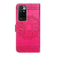 Handyhülle Xiaomi Redmi 10 2022 Hülle Handy Tasche Schutzhülle Wallet Case Etui Pink