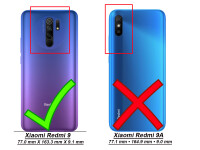 Schutz Hülle Xiaomi Handy Tasche Case Cover Silikon Schale Outdoor Handyhülle BF Xiaomi Redmi 9 Grün