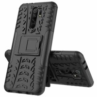 Schutz Hülle Xiaomi Handy Tasche Case Cover Silikon Schale Outdoor Handyhülle BF Xiaomi Redmi 9 Grün