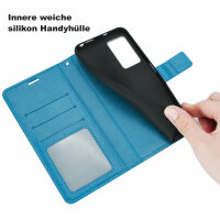Hülle für Xiaomi 13 Lite Handyhülle Handy Tasche Klapphülle Wallet Case Etui Blau