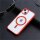 Handyhülle mit integrierter Magnet für iPhone 14 Pro Plus Max Hülle TPU iPhone 14 Pro Rot