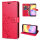 Handy Tasche ZTE Blade A32 Hülle Klapphülle Handyhülle Flip Cover Wallet Case Rot