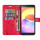 Handy Tasche ZTE Blade A32 Hülle Klapphülle Handyhülle Flip Cover Wallet Case Rot