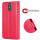 Handy Tasche ZTE Blade A32 Hülle Klapphülle Handyhülle Flip Cover Wallet Case Rot