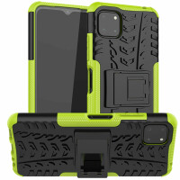Schutz Hülle für Samsung Galaxy A22 Handyhülle Handytasche Outdoor Case Schale Galaxy A22 5G Grün