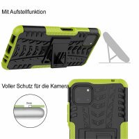 Schutz Hülle für Samsung Galaxy A22 Handyhülle Handytasche Outdoor Case Schale Galaxy A22 5G Grün