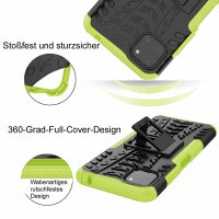 Schutz Hülle für Samsung Galaxy A22 Handyhülle Handytasche Outdoor Case Schale Galaxy A22 5G Grün
