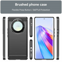 Carbon Hülle für Honor Magic5 Lite 5G Handyhülle Back Cover Handy Tasche Bumper