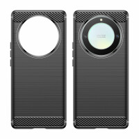 Carbon Hülle für Honor Magic5 Lite 5G Handyhülle Back Cover Handy Tasche Bumper