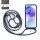 Handykette für Samsung Hanyhülle mit Band Hülle mit Kodel Smartphone Halskette Galaxy A55 Blau
