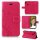 Huawei Handy Tasche Handyhülle Schutz Hülle Blumen Flip Cover Buch Case Etui Huawei P Smart Z Pink