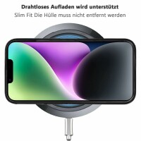 Handyhülle für Apple iPhone 14 Pro Max - Magnet Case Schwarz