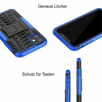 Handyhülle für Apple iPhone 11 – Panzer Cover Blau