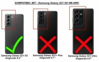 Handyhülle für Samsung Galaxy S21 5G Hülle Handy Tasche Flip Cover Case Etui TPU