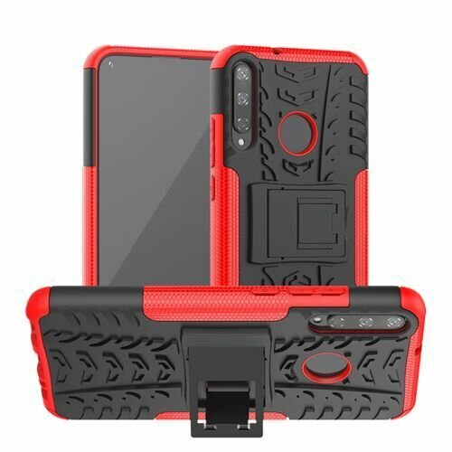 Outdoor Case Panzer Hülle Cover Huawei Handytasche Schutzhülle Handyhülle Handy Rot P40 Lite E