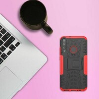 Outdoor Case Panzer Hülle Cover Huawei Handytasche Schutzhülle Handyhülle Handy Rot P40 Lite E