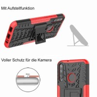 Outdoor Case Panzer Hülle Cover Huawei Handytasche Schutzhülle Handyhülle Handy Rot P40 Lite E