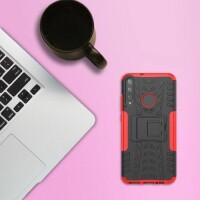 Outdoor Case Panzer Hülle Cover Huawei Handytasche Schutzhülle Handyhülle Handy Rot P40 Lite E