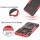 Outdoor Case Panzer Hülle Cover Huawei Handytasche Schutzhülle Handyhülle Handy Rot P40 Lite E