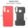 Outdoor Case Panzer Hülle Cover Huawei Handytasche Schutzhülle Handyhülle Handy Rot P40 Lite E
