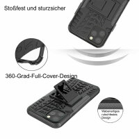 Handyhülle für Apple iPhone 11 Pro Max – Panzer Cover Schwarz