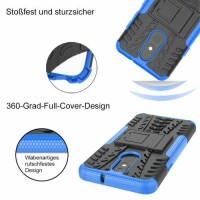LG K30 2019 Hülle Outdoor Handy Tasche Case Cover Schutzhülle Handyhülle Schale