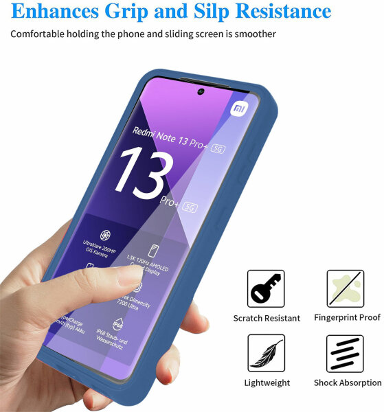 Betterfon 360 Grad Hülle Kompatibel Mit Xiaomi Redmi Note 13