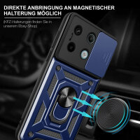 Outdoor Panzer Hülle Xiaomi Redmi Note 13 Pro 5G Handyhülle Kameraschutz Blau