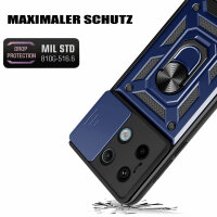 Outdoor Panzer Hülle Xiaomi Redmi Note 13 Pro 5G Handyhülle Kameraschutz Blau