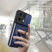 Outdoor Panzer Hülle Xiaomi Redmi Note 13 Pro 5G Handyhülle Kameraschutz Blau
