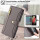 Handykette für Samsung Galaxy S21 Ultra – Handyhülle mit Band PU-Leder Grau