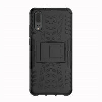 Outdoor Case Panzer Hülle Cover Huawei Handytasche Schutzhülle Handyhülle Handy Schwarz P20