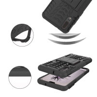 Outdoor Case Panzer Hülle Cover Huawei Handytasche Schutzhülle Handyhülle Handy Schwarz P20
