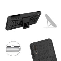 Outdoor Case Panzer Hülle Cover Huawei Handytasche Schutzhülle Handyhülle Handy Schwarz P20
