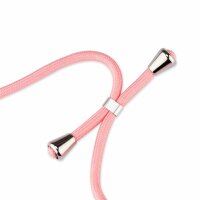 Handy Hülle mit Band Schutzhülle Handykette Seil Silikon Handy Tasche mit Schnur Nokia 5.4 Rosa