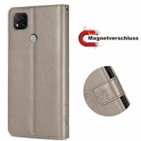 Hülle Xiaomi Redmi 9C, Handy Tasche Handyhülle Schutzhülle Flip Case Klapphülle