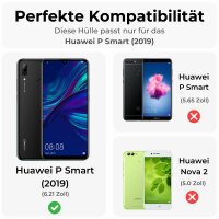 Huawei P-Smart 2019 Handy Tasche Handyhülle Wallet...