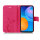 Huawei Hülle Handy Tasche Handyhülle Wallet Case Schutzhülle Blumen Mappe Etui  Huawei P-Smart 2021 Pink