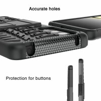 Outdoor Hülle für Sony Xperia 5 IV Handyhülle Handy Tasche Bumper TPU Silikon Schwarz
