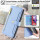 Handykette Motorola Hülle mit Band Handyhülle Kartenfächer Leder Umhängetasche Moto G84 Hellblau