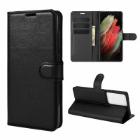 Handyhülle für Samsung Galaxy S21 Ultra 5G Hülle Handy Tasche Flip Case Etui TPU