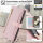 Handykette Google Hülle mit Band Handyhülle Kartenfächer PU Leder Umhängetasche Pixel 7 Pro Rosa