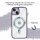 Handyhülle mit integrierter Magnet für iPhone 14 Pro Plus Max Hülle TPU iPhone 14 Dunkel Lila