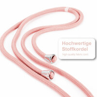 Handykette Universal + Farbauswahl + zum Umhängen für Handyhülle Hülle Cover  Rosegold