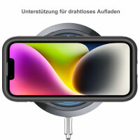 Handyhülle für Apple iPhone 15 Plus - 360° Panzer Case mit Displayschutz