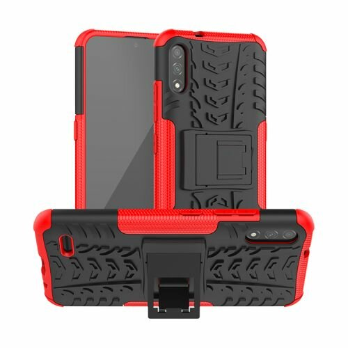 LG Hülle Outdoor Case Panzer Cover Handytasche Schutzhülle Handy Tasche Bumper LG K51S Rot