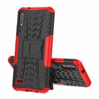 LG Hülle Outdoor Case Panzer Cover Handytasche Schutzhülle Handy Tasche Bumper LG K51S Rot