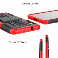 LG Hülle Outdoor Case Panzer Cover Handytasche Schutzhülle Handy Tasche Bumper LG K51S Rot