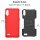 LG Hülle Outdoor Case Panzer Cover Handytasche Schutzhülle Handy Tasche Bumper LG K51S Rot