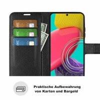 Handy Tasche für Samsung Galaxy M53 5G Hülle Handyhülle Klapphülle Flipcase Etui